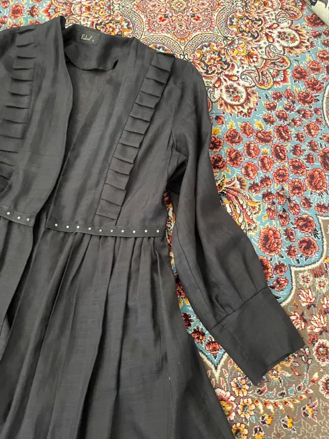 مانتو مشکی مجلسی سایز۴۲تا۴۴|لباس|ارومیه, |دیوار