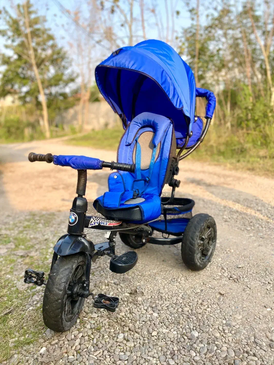 دوچرخه سایبان دار کودک|دوچرخه، اسکیت، اسکوتر|رشت, حومه رشت|دیوار