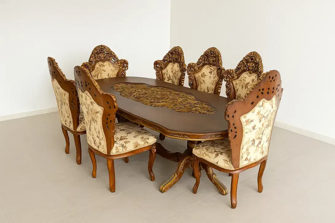 ست مبل استیل ۹ نفره به + سرویس نهار خوری ۱۰ نفره|مبلمان خانگی و میز عسلی|قم, عمار یاسر|دیوار