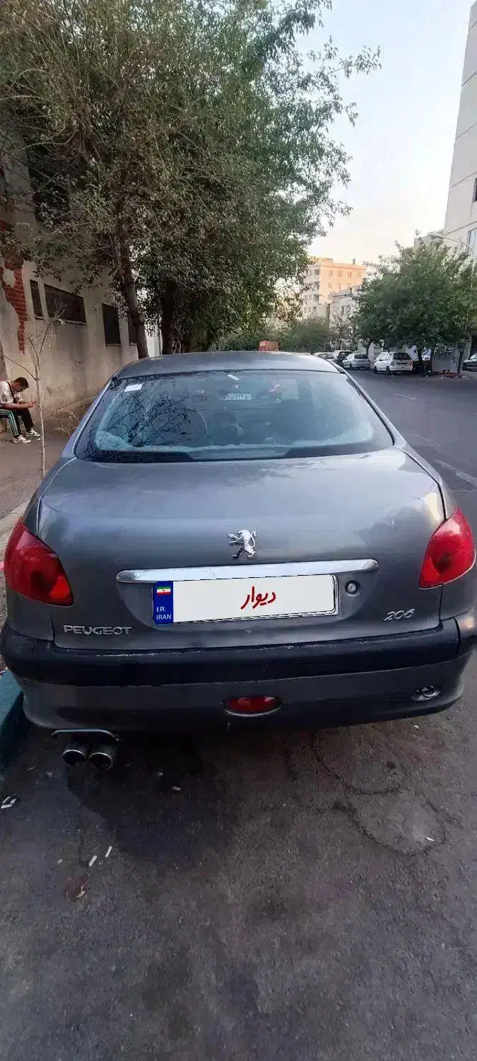 ۲۰۶اس دی مدل ۸۷ عقب جلو پلم بیمه کامل|خودرو سواری و وانت|تهران, شهرک آزادی|دیوار