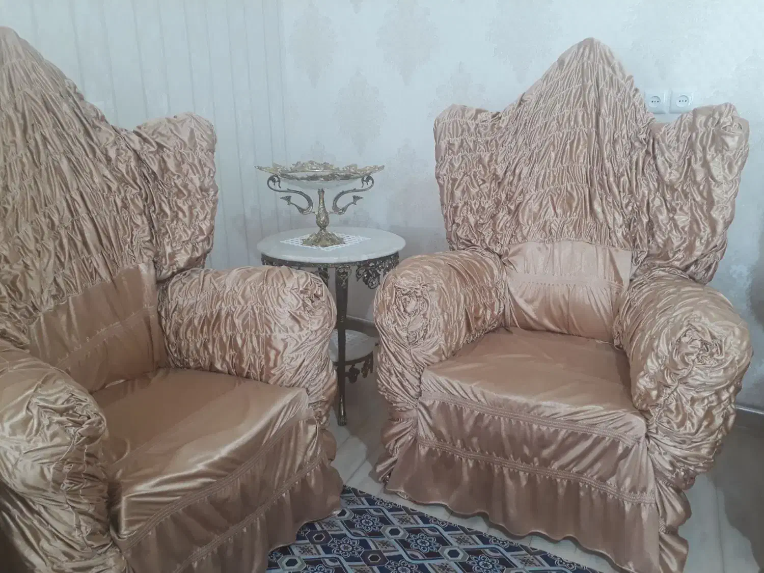 کاور مبل سلطنتی 9 نفره در حد نو|مبلمان خانگی و میز عسلی|سلماس, |دیوار