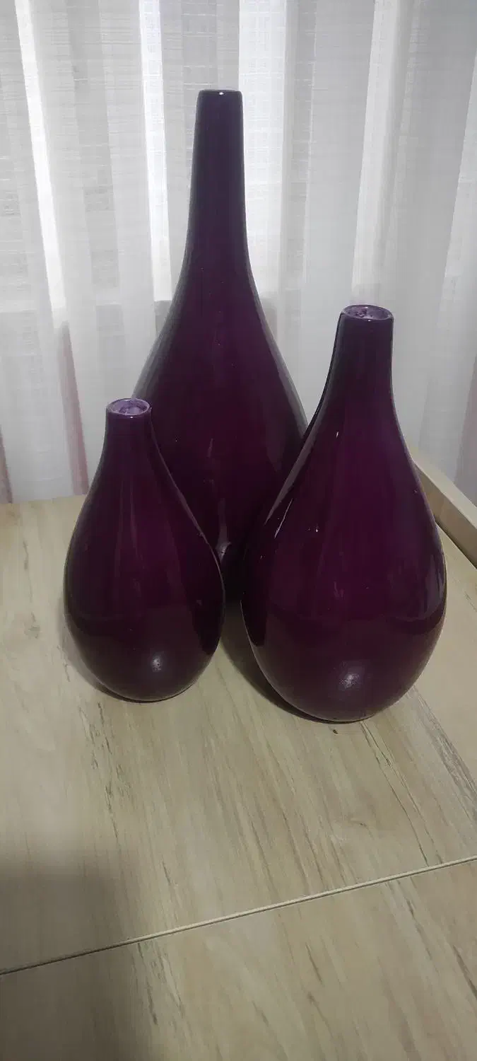 سه عدد گلدان سرامیکی دکوری|صنایع دستی و سایر لوازم تزئینی|رشت, نظری|دیوار