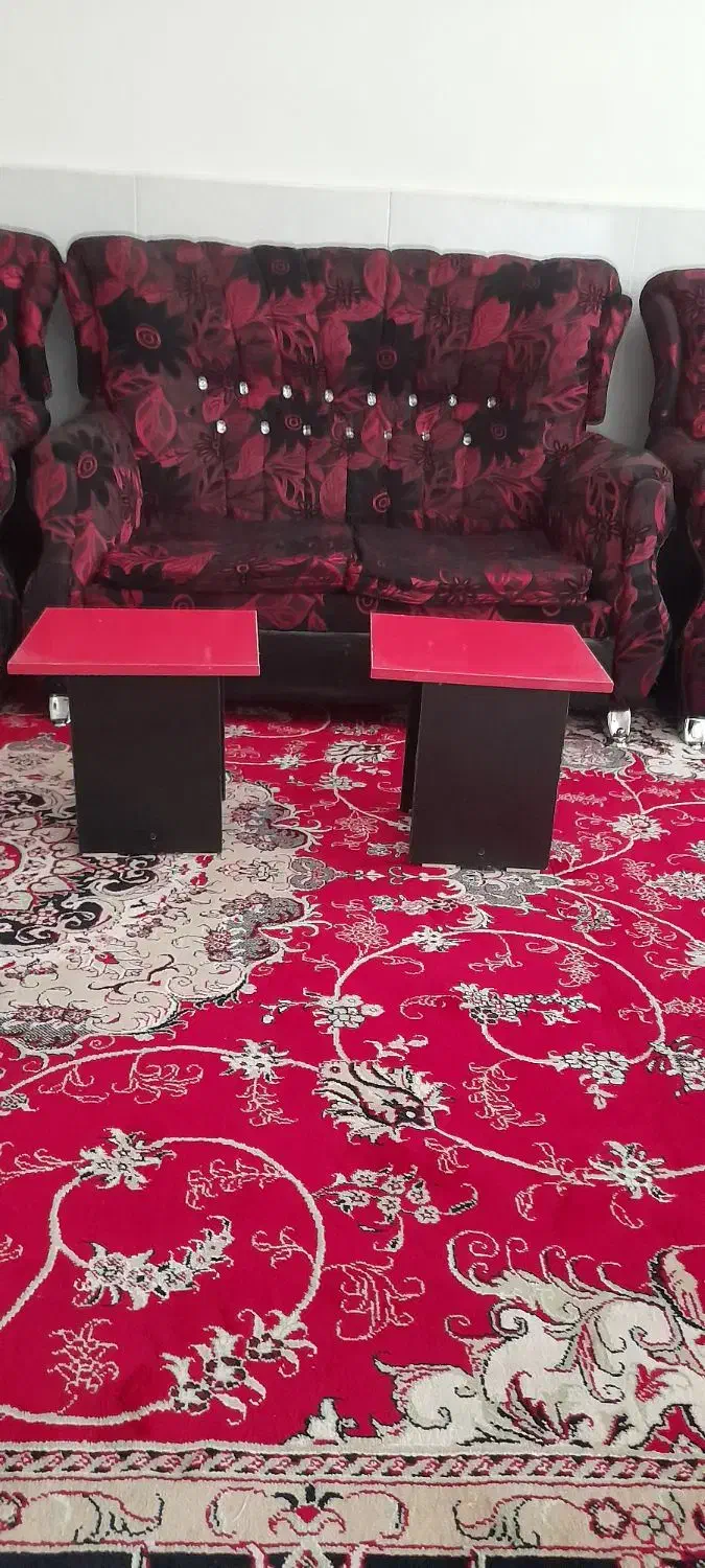 مبل ۷نفره همراه با میز جلومبلی با۲عدد عسلی|مبلمان خانگی و میز عسلی|خمین, |دیوار