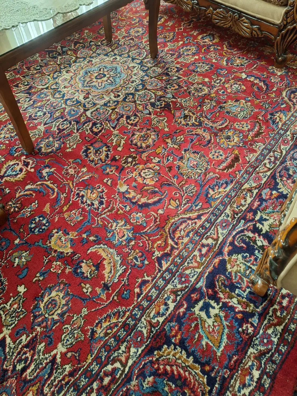 فرش دستباف کارکرده|فرش|تهران, جنت‌آباد شمالی|دیوار