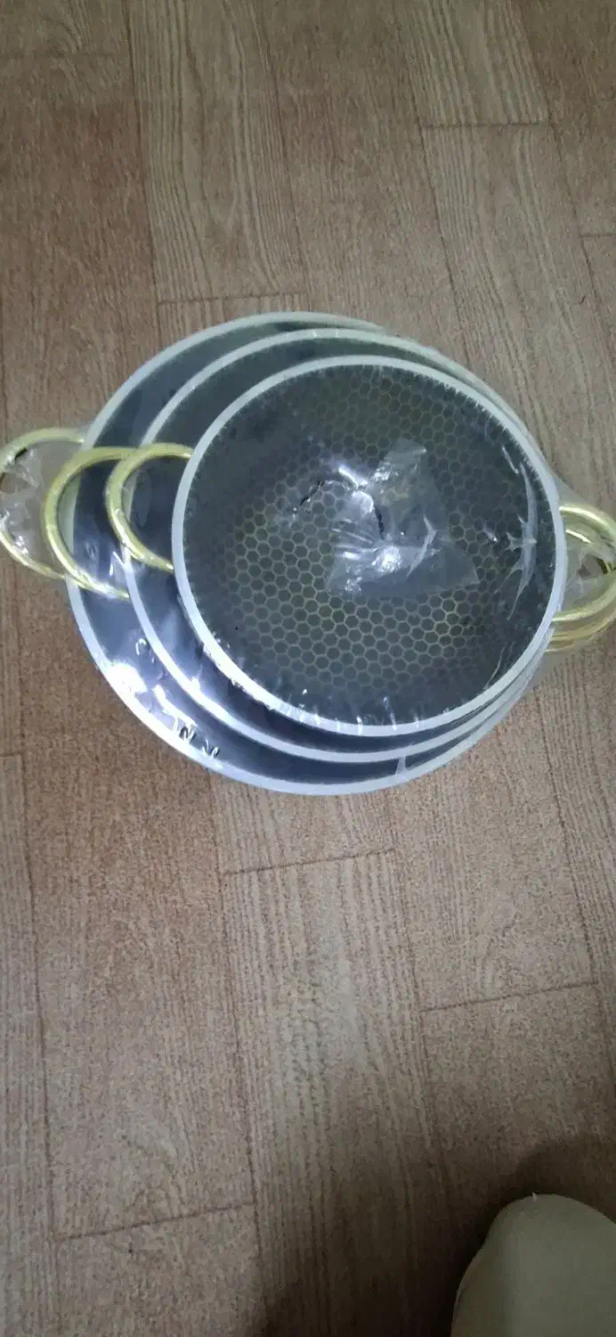 ست قابلمه هفت پارچه طرح زنبوری نچسب،کاملاً نو|ظروف پخت‌وپز|مشهد, رضاشهر|دیوار