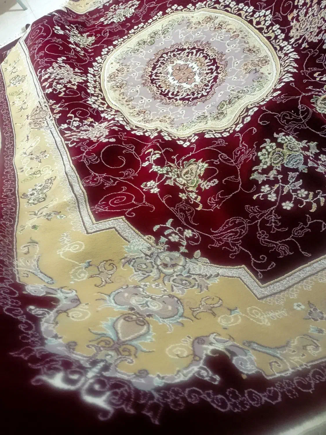 ۱جفت فرش ۶متری تمام نخ|فرش|پاکدشت, پاکدشت (مامازند)|دیوار