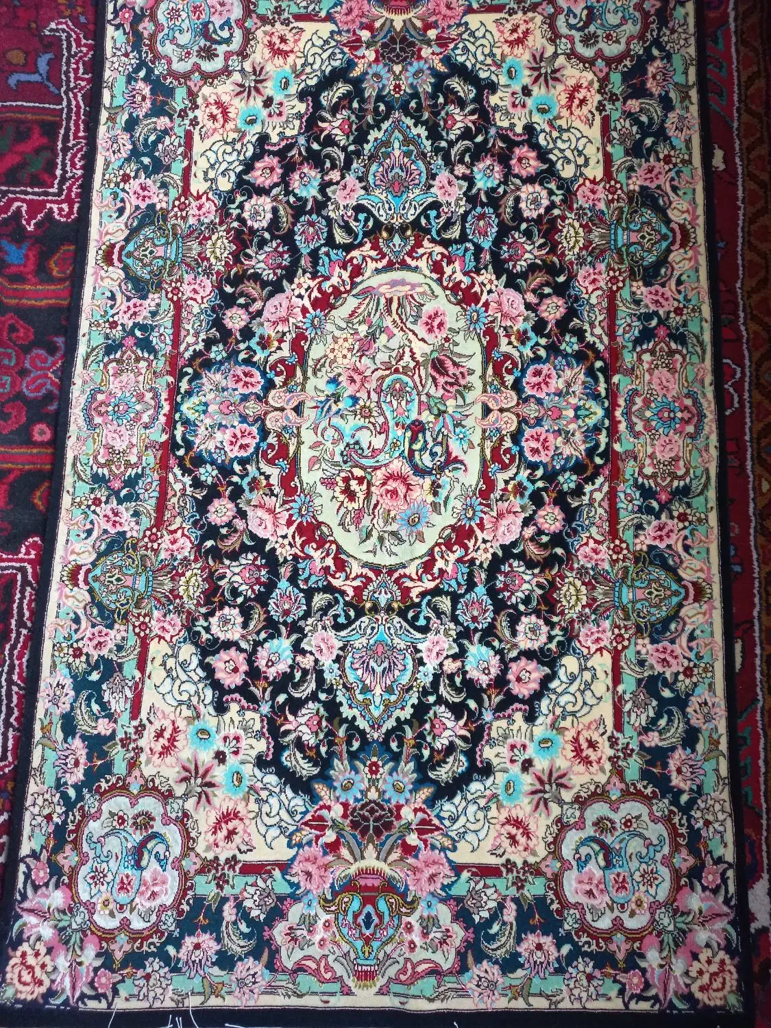 فرش زرنیم نقشه سالاری|فرش|اردبیل, |دیوار