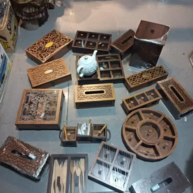 حراج ظروف چوبی مناسب جهیزیه و خانه های مجلل|حراج|بروجرد, |دیوار