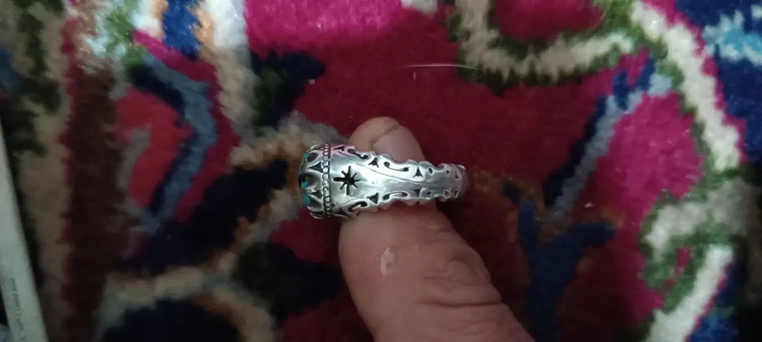 انگشتر فیروزه شجری|جواهرات|میانه, |دیوار