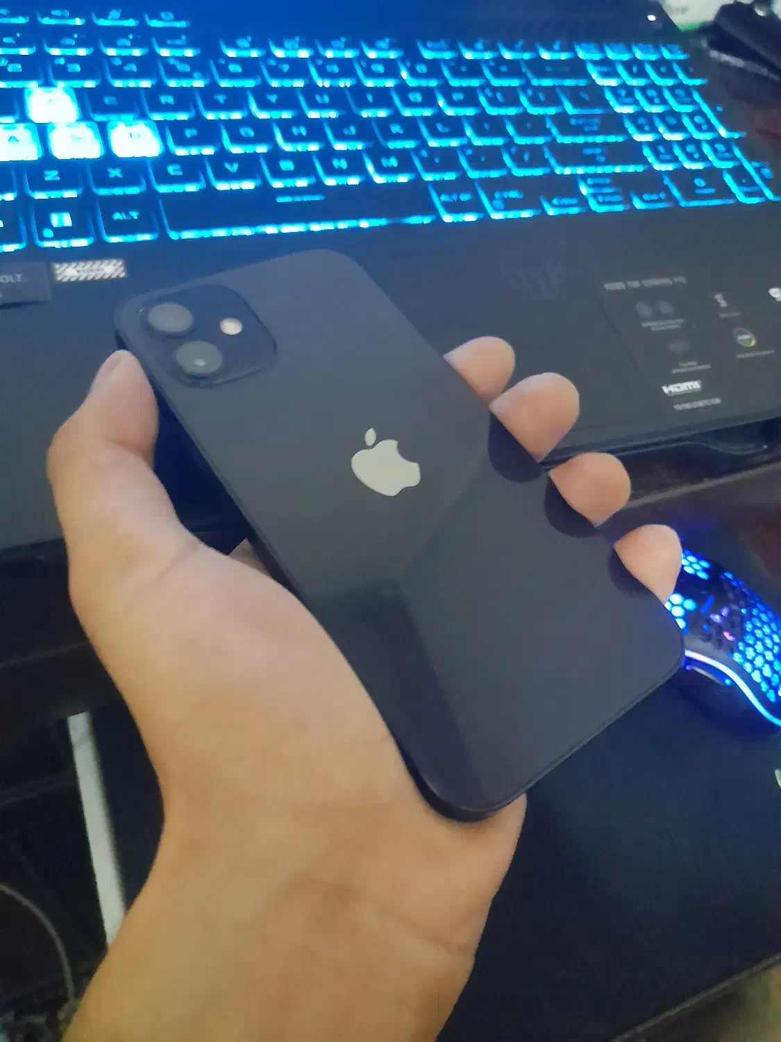 Iphone 12(black)zaa -128gb|موبایل|تاکستان, |دیوار