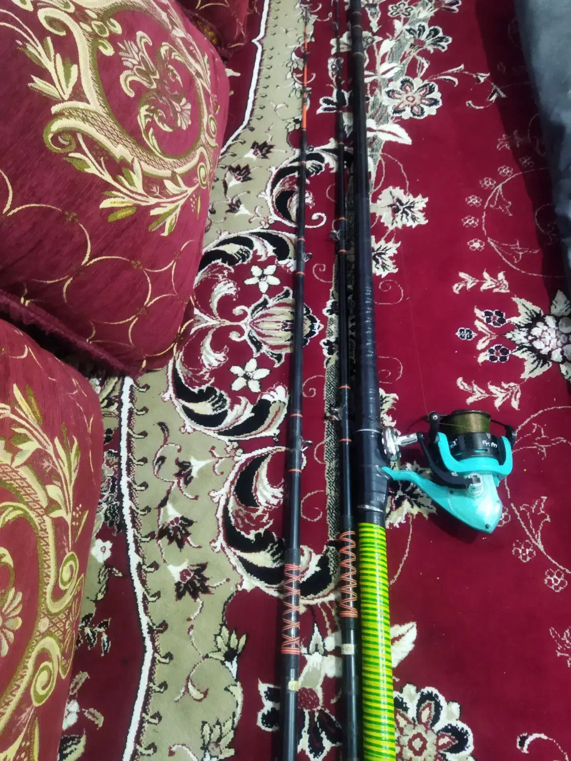 لنسر ماهیگیری چوب کربن سه تکه سه عدد ژاپنی|ماهیگیری|مرودشت, بیست متری بیمارستان|دیوار