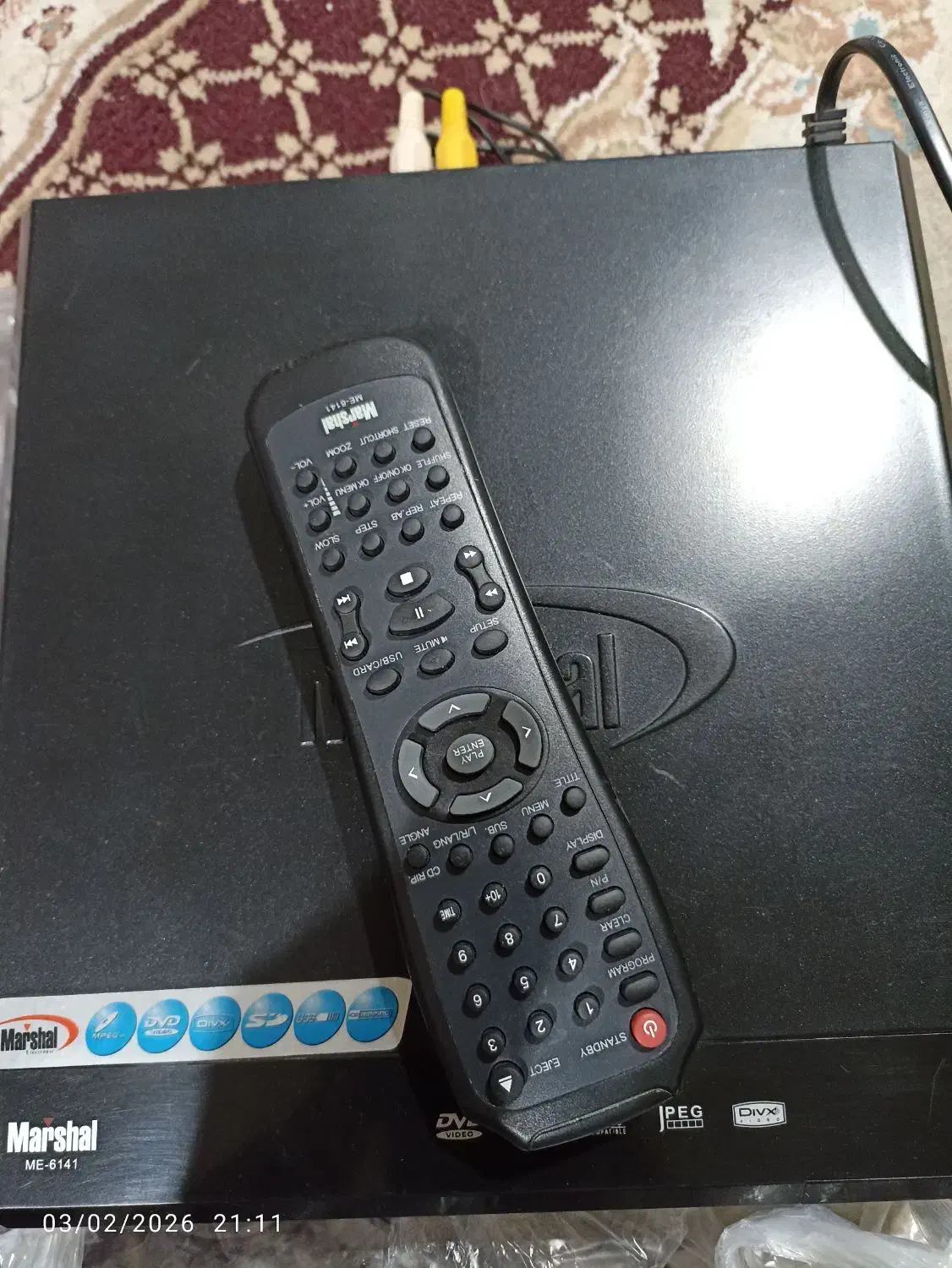 دستگاه DVD|پخش‌کننده DVD و ویدیو|قم, نخودی|دیوار