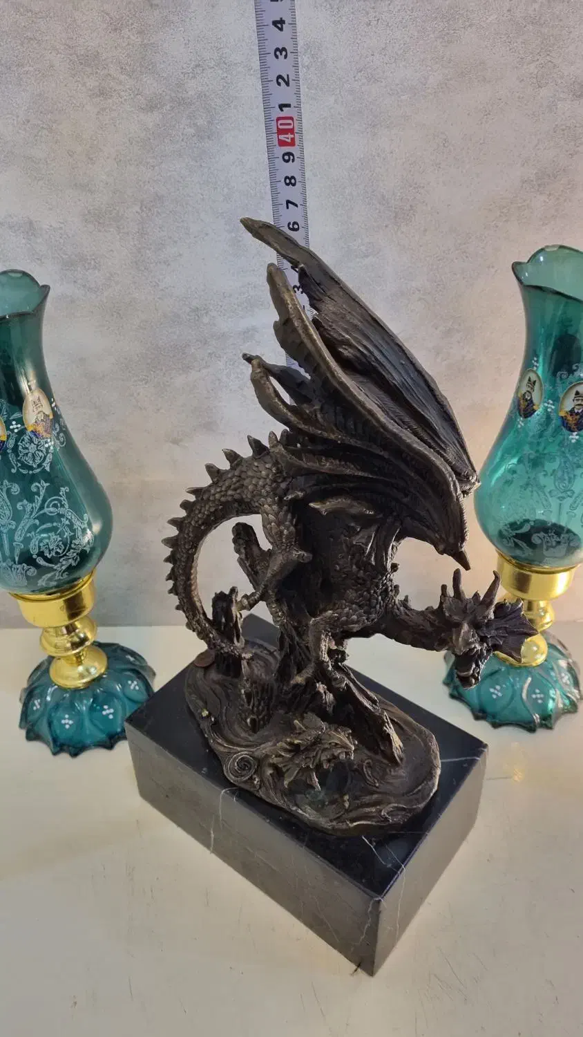 مجسمه برنزی اژدها ی|مجسمه، تندیس، ماکت|تهران, فردوسی|دیوار