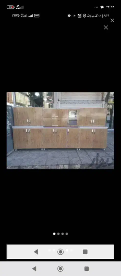 کابینت فلزی چوبی ام دی آف به قیمت تولیدی کنگان جم|مصالح و تجهیزات ساختمان|بندر کنگان, |دیوار