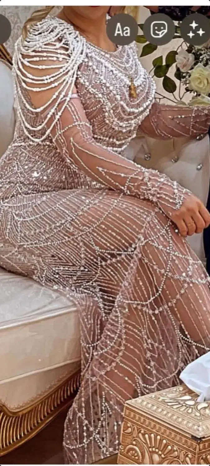 پیراهن سنگ دوزی سایز ۴۲|لباس|رباط‌کریم, رباط‌کریم|دیوار