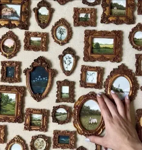 قاب نقاشی کوچولو دکوری ، کادویی دیزاین|تابلو، نقاشی، عکس|قم, باجک یک|دیوار