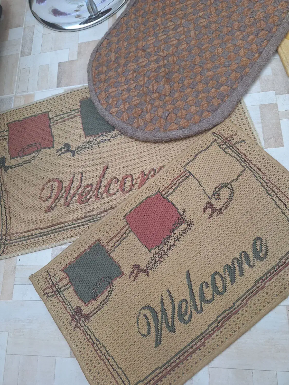 قالیچه و ۳ عدد پادری|فرش|رشت, حمیدیان|دیوار