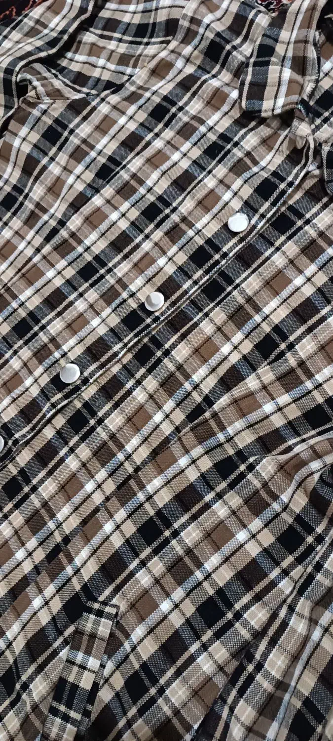 مانتو چهارخونه جنس کشمیر|لباس|تایباد, |دیوار