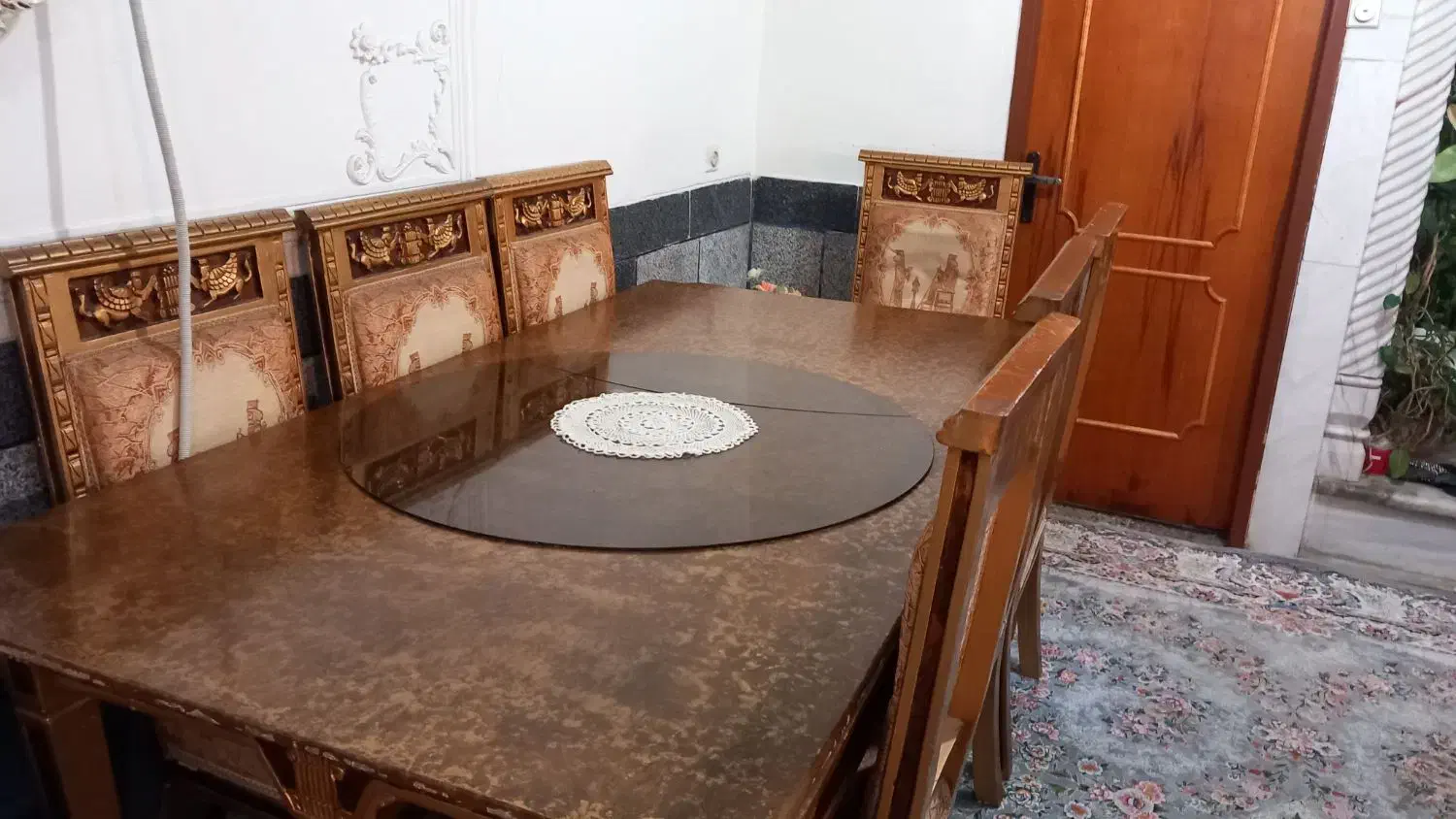 میز غذا خوری ۸ نفره|میز و صندلی غذاخوری|دورود, |دیوار