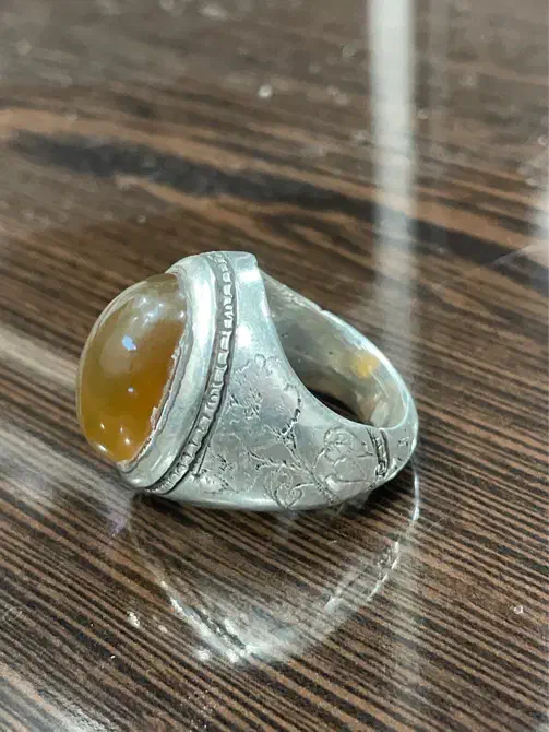 انگشتر عقیق جزع|بدلیجات|بندر دیر, |دیوار