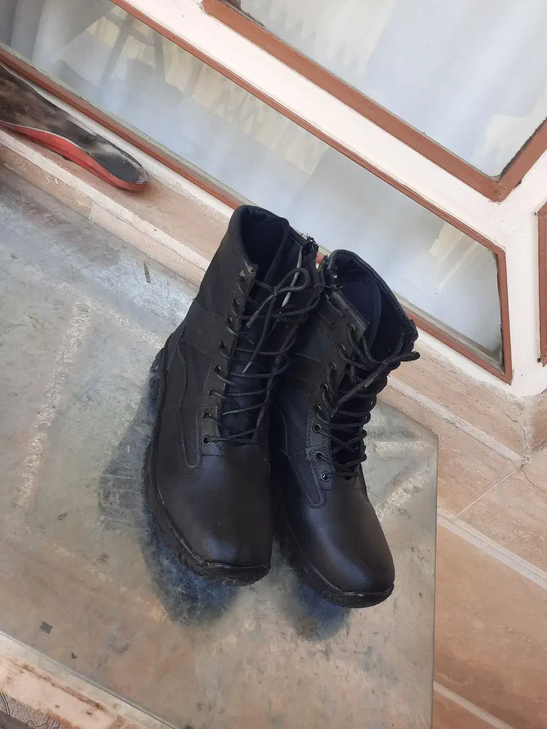 پوتین چرم  نو  شیک سایز 42|کیف، کفش، کمربند|خرم‌آباد, |دیوار