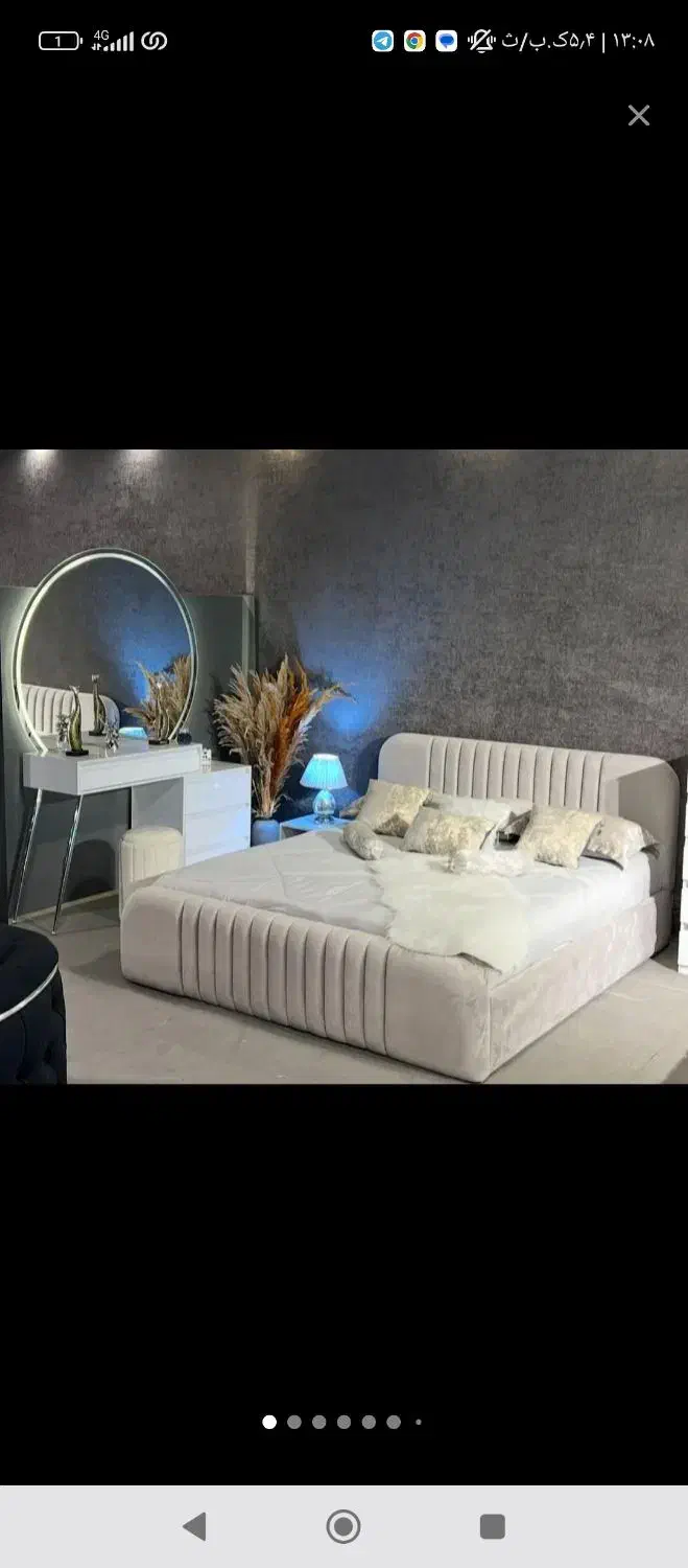 سرویس خواب تمام پارچه خیلی حجیم|تخت و سرویس خواب|رامهرمز, |دیوار