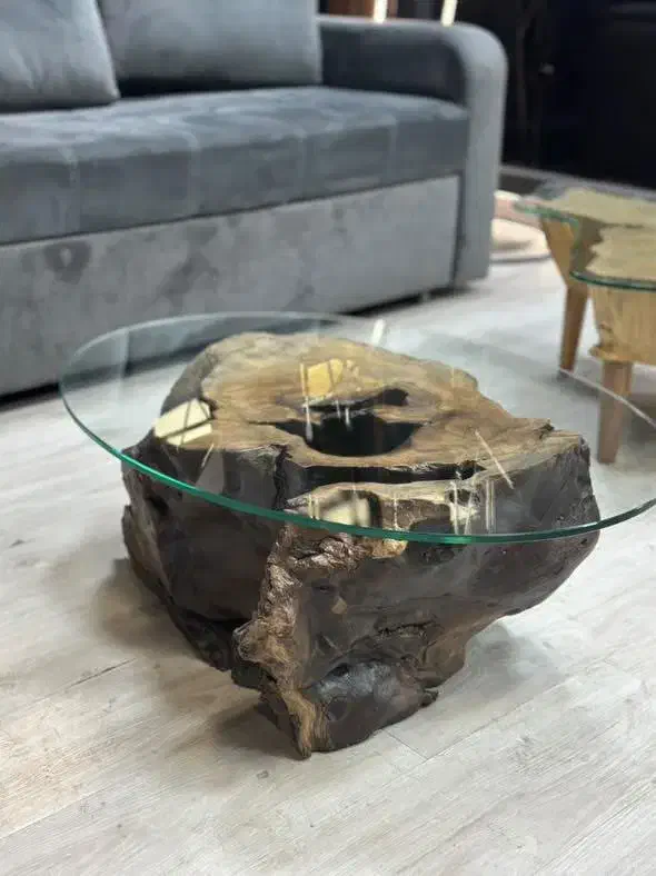 جلومبلی رستیک ریشه گردو|مبلمان خانگی و میز عسلی|پردیس, فاز ۱۱|دیوار