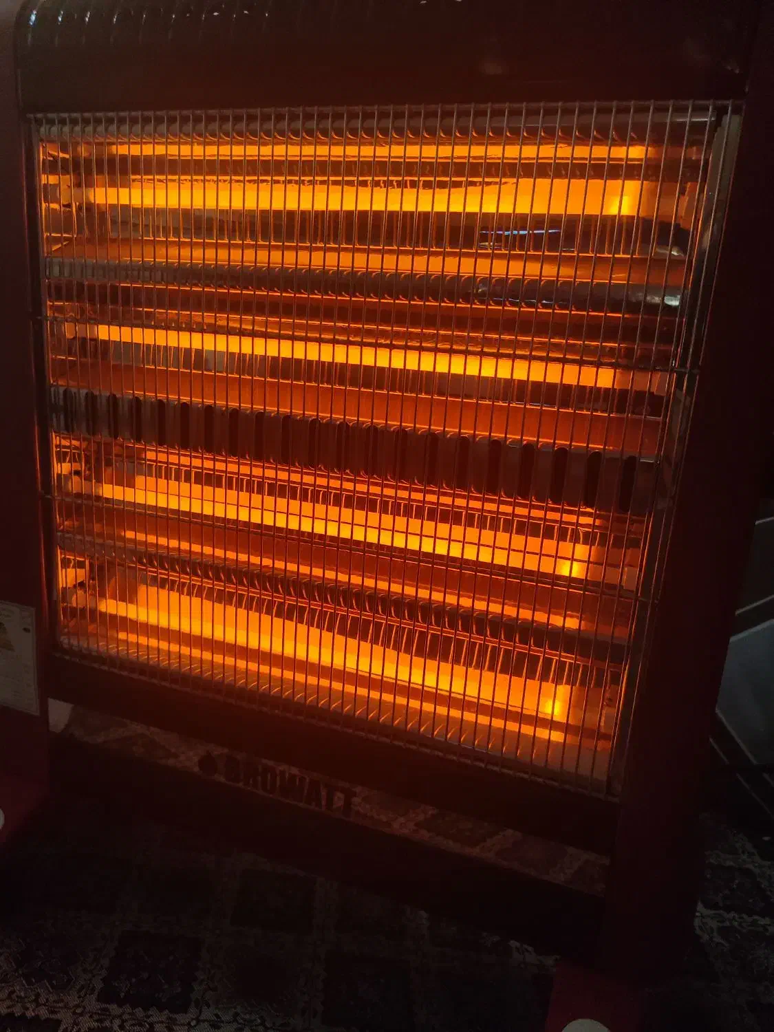 بخاری برقی BROWATT با مخزن آب یک لیتری و فن دار|سایر لوازم برقی|عنبرآباد, |دیوار