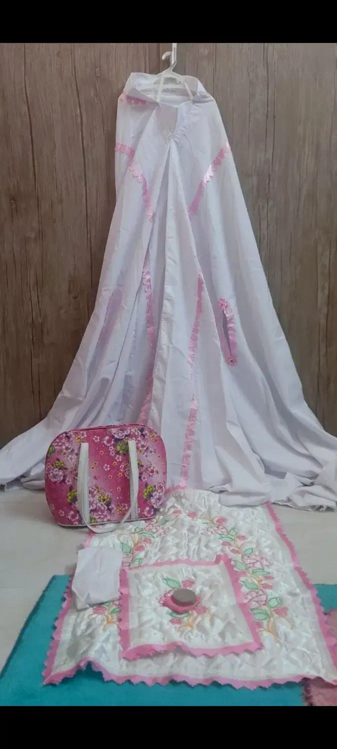 چادر نماز جشن تکلیف با سجاده و کیف|لباس|جهرم, |دیوار