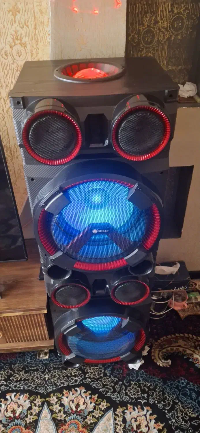 اسپیکر حرفه‌ای Mingo XBOOM1204|سیستم صوتی خانگی|رباط‌کریم, شترخوار|دیوار