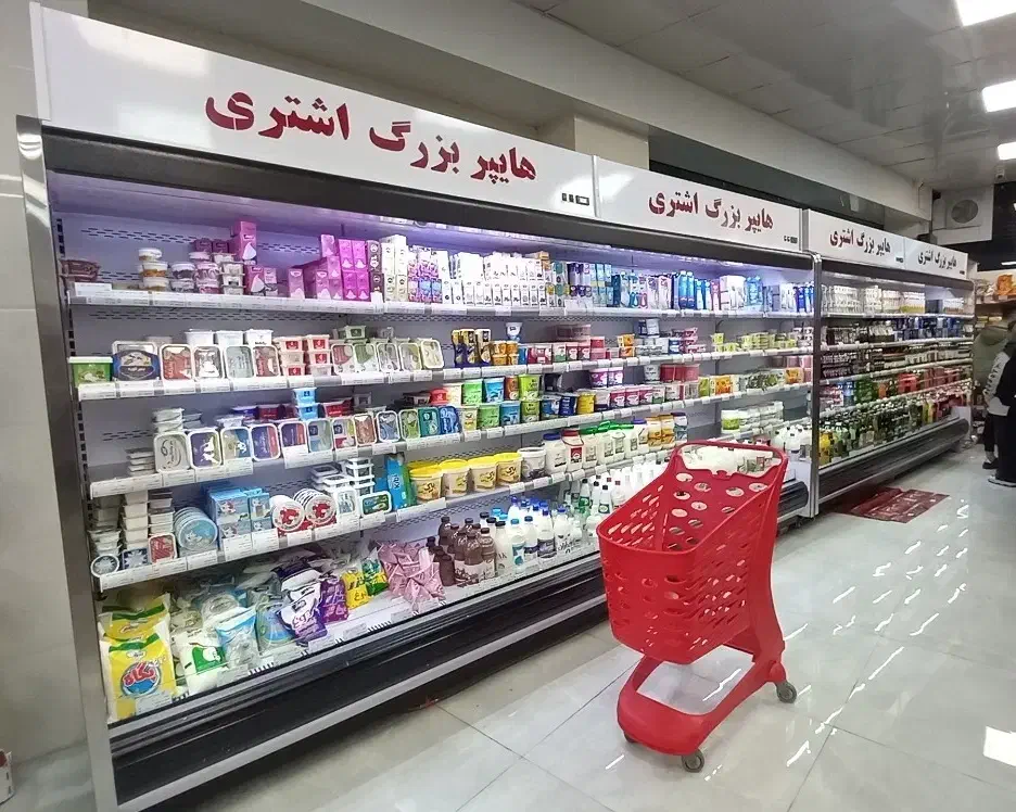 ترولی خوابیده یخچال جزیره قفسه پرده هوا فروشگاهی|فروشگاه و مغازه|سنندج, |دیوار