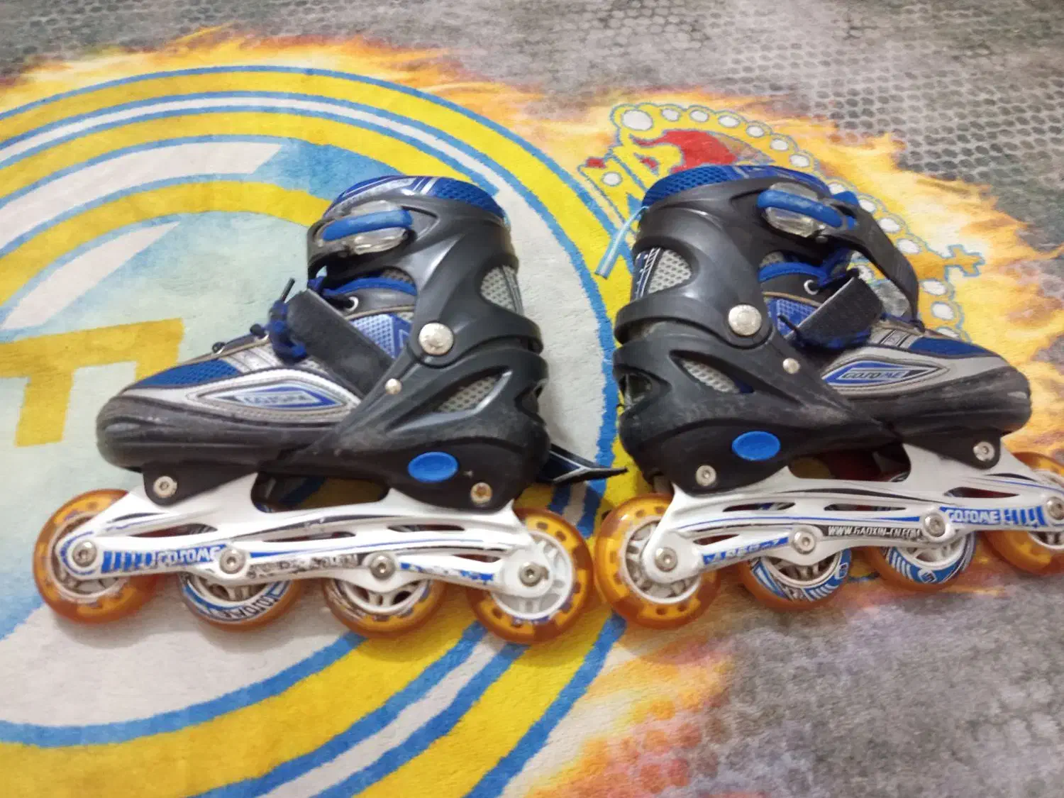 کفش اسکیت آبی|دوچرخه، اسکیت، اسکوتر|تهران, باغ خزانه|دیوار