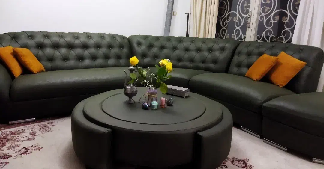 مبل ال چستر و جلومبلی|مبلمان خانگی و میز عسلی|جویبار, |دیوار