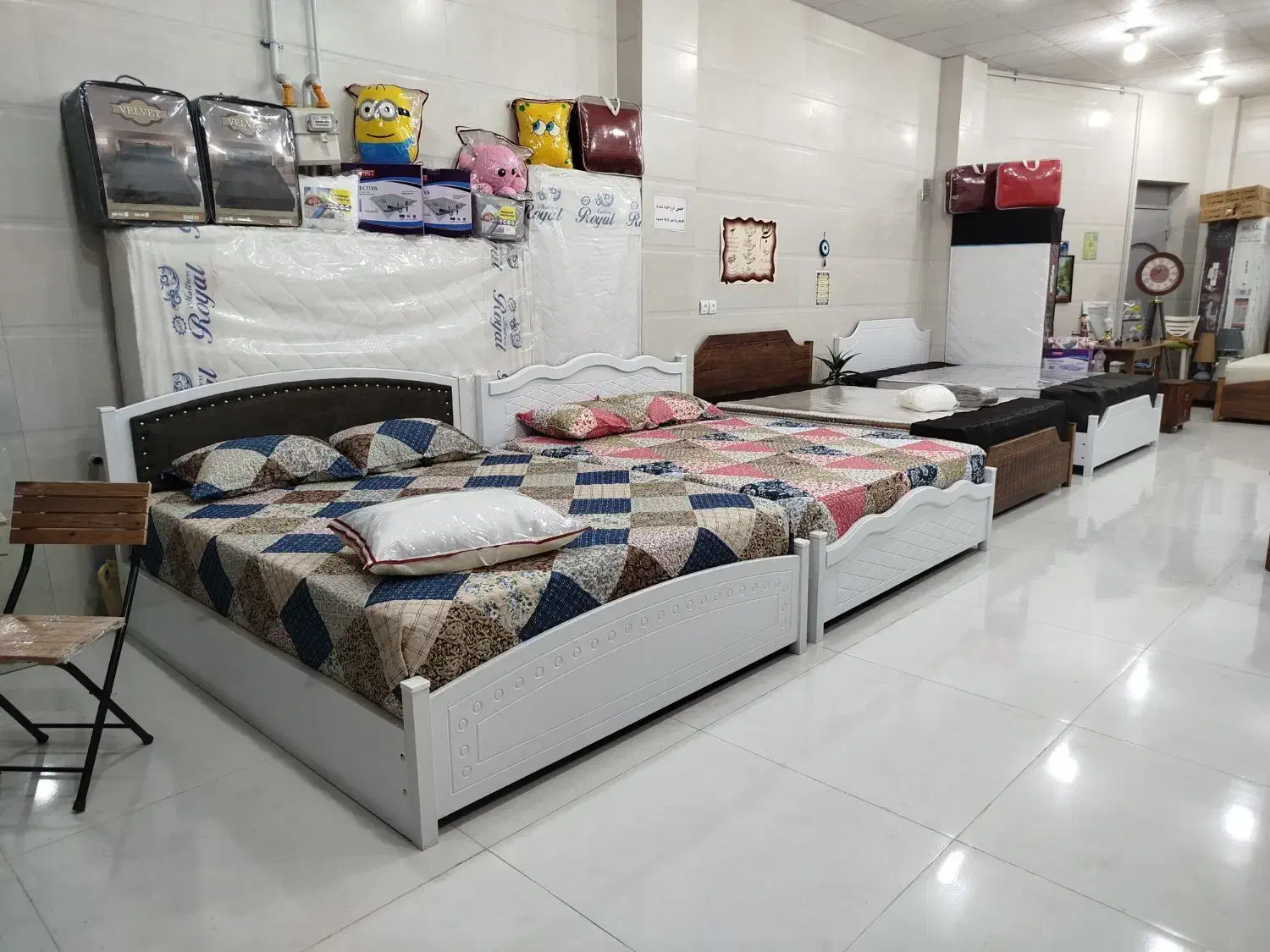 تختخواب دونفره تمام ام دی اف فقط 8 میلیون تومان|تخت و سرویس خواب|گرگان, |دیوار