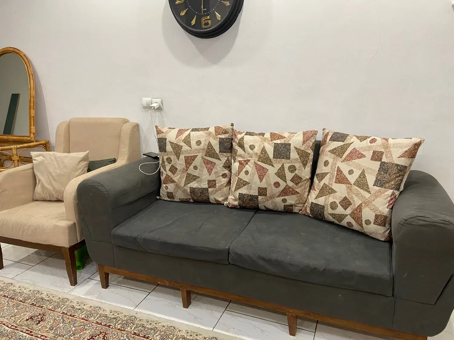 مبلمان هفت نفره|مبلمان خانگی و میز عسلی|اندیشه, شهرک مریم|دیوار