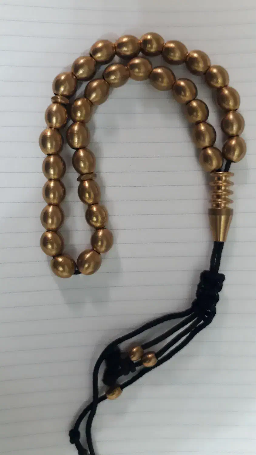 تسبیح شاه مقصود اصل افغان ریز وخوش دست وتسبیح برنج|کلکسیون اشیاء عتیقه|ورامین, ورامین|دیوار