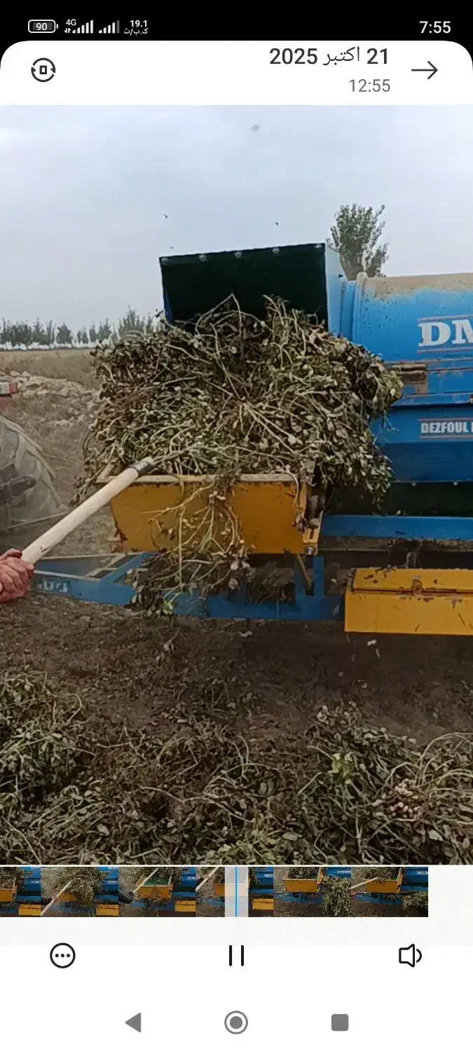 خرمنکوب و شمشیری «تیغ»در حومه پارس آباد|ماشینآلات صنعتی|پارسآباد, |دیوار