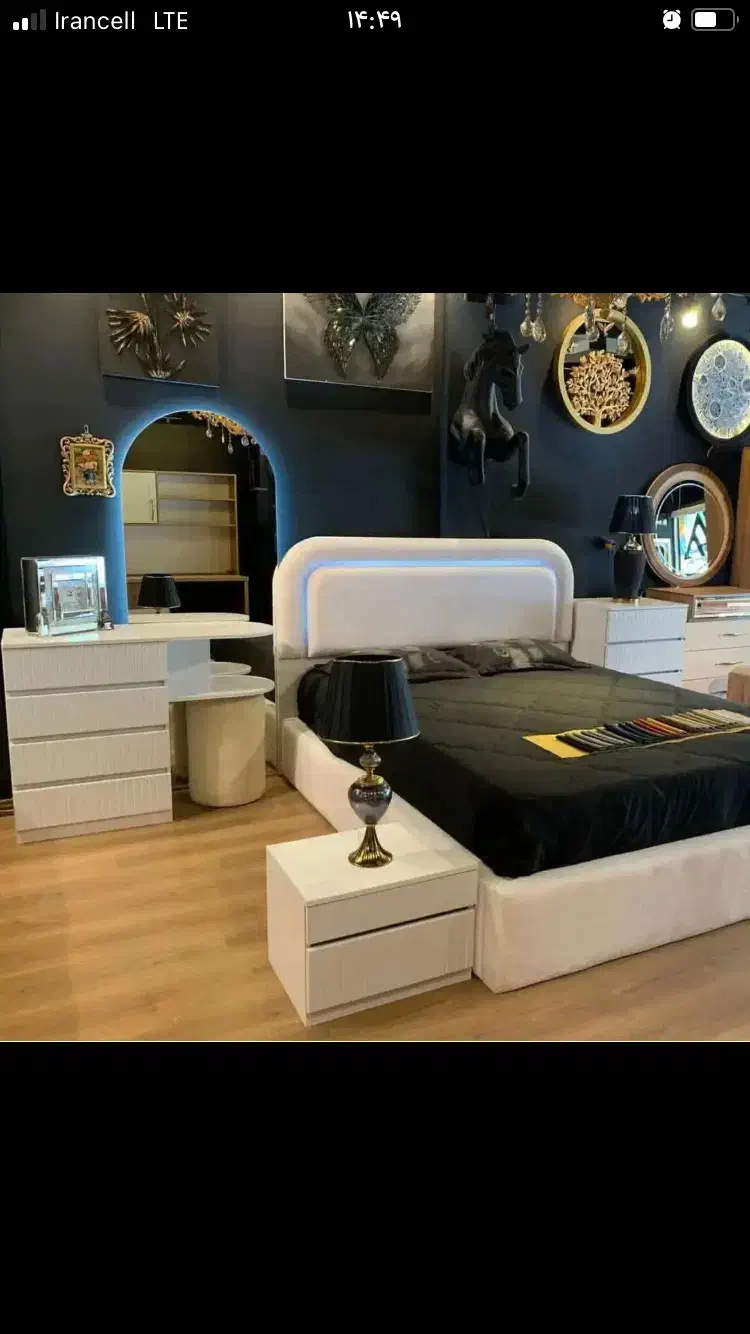 تخت خواب+سرویس خواب ژینا|تخت و سرویس خواب|مشکین‌دشت, |دیوار