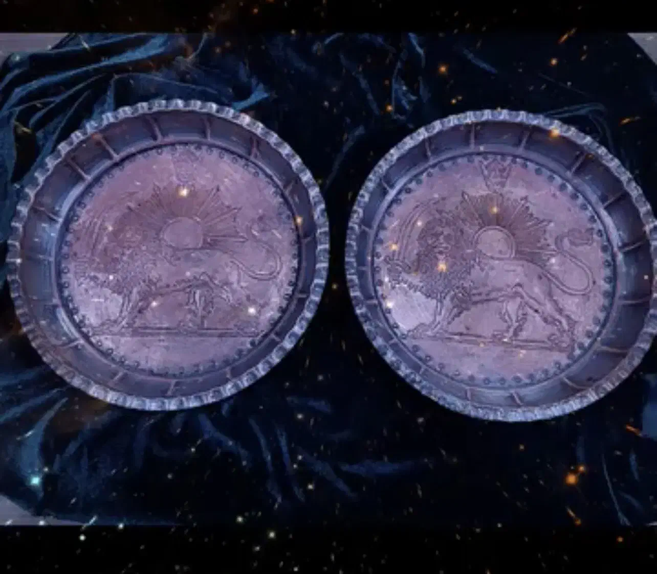 بشقاب مسی لب کنگره قلمزنی|کلکسیون اشیاء عتیقه|تهران, استخر|دیوار