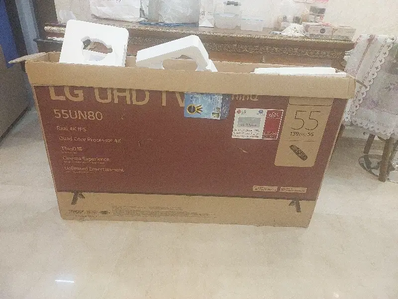 کارتن تلویزیون LG ۵۵ اینچ|ابزارآلات|تهران, تهرانویلا|دیوار