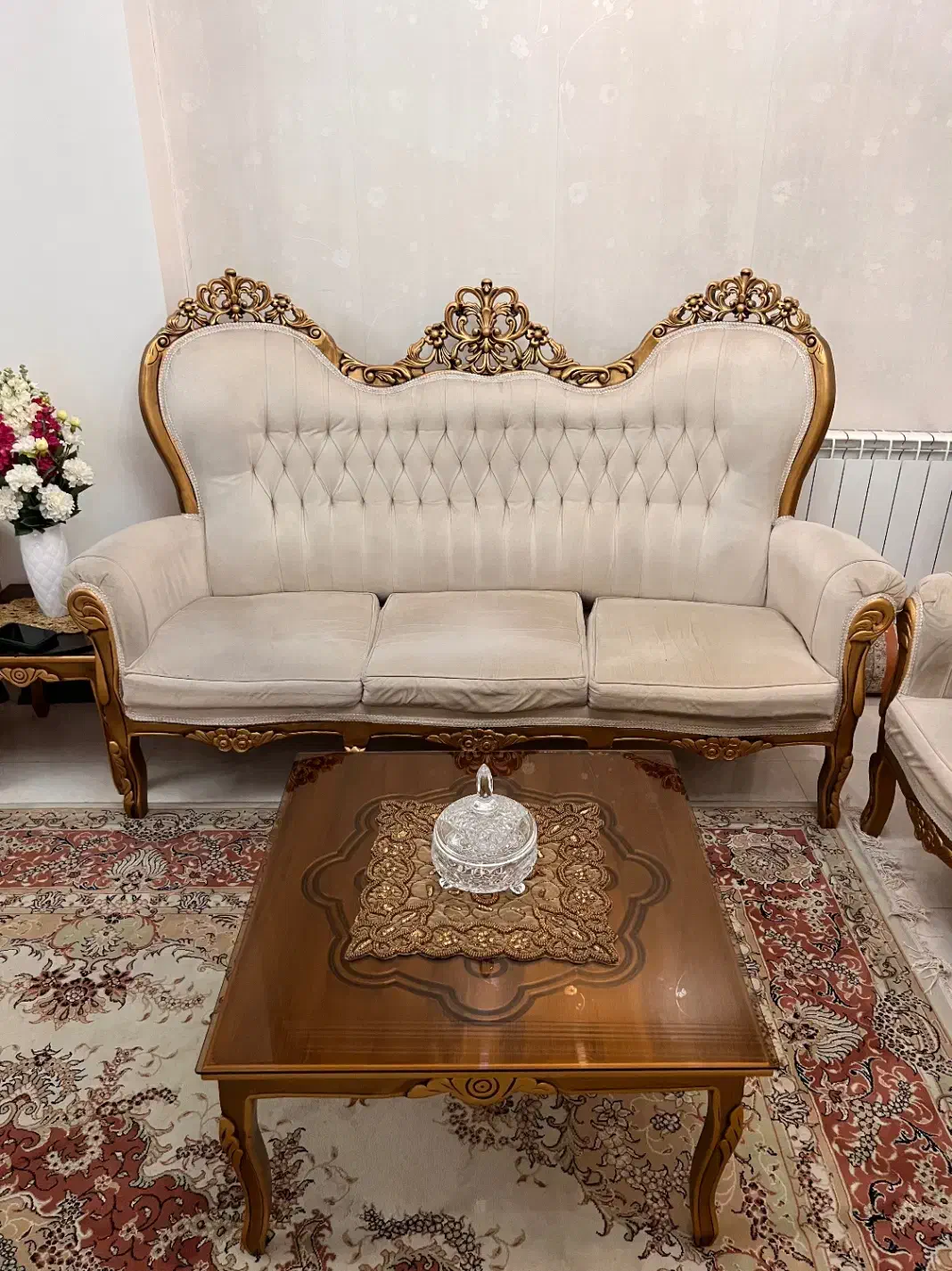 یک دست مبل استیل ۹ نفره|مبلمان خانگی و میز عسلی|تهران, تهرانسر شمالی|دیوار