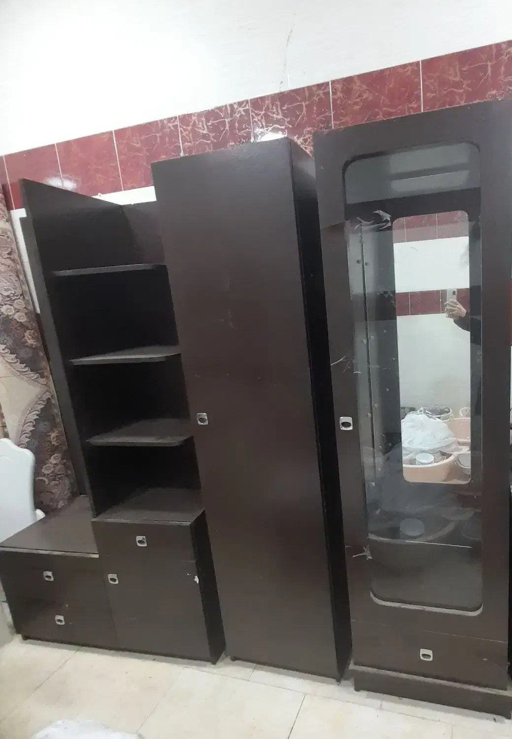 کمد و بوفه|جاکفشی، کمد، دراور|لاهیجان, آهندان|دیوار