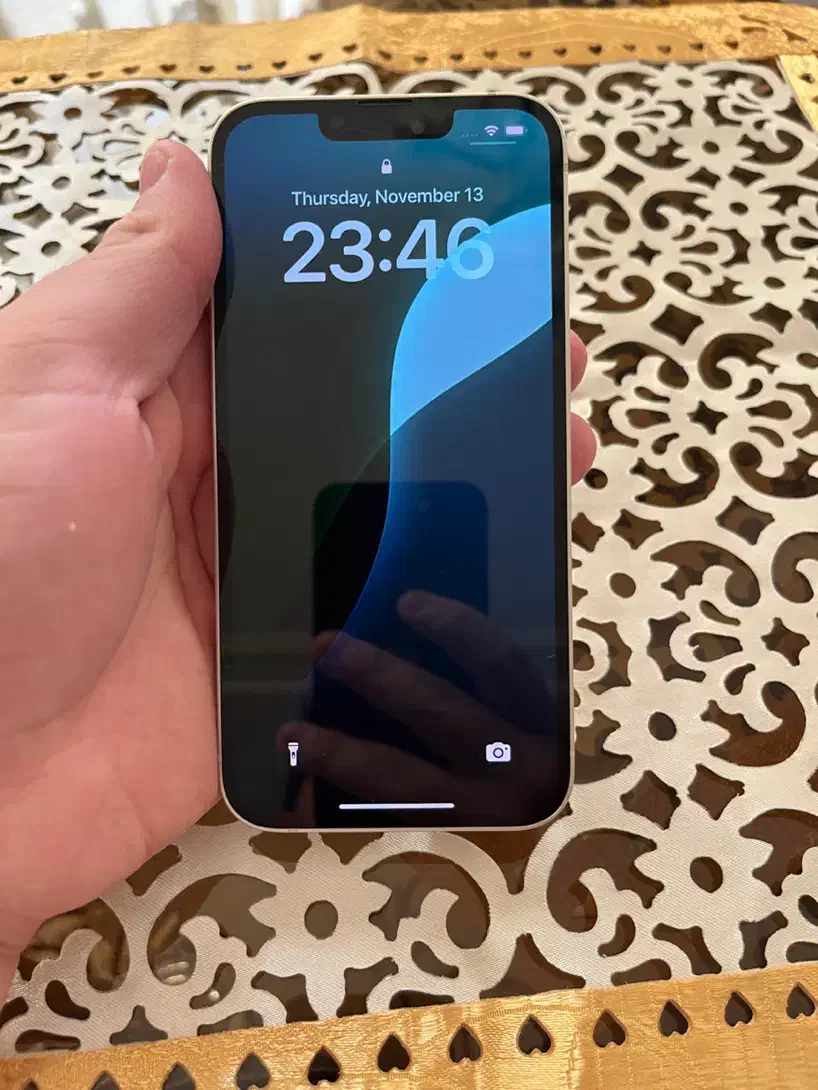 آیفون ۱۳ سفید باتری ۸۷|موبایل|دامغان, |دیوار