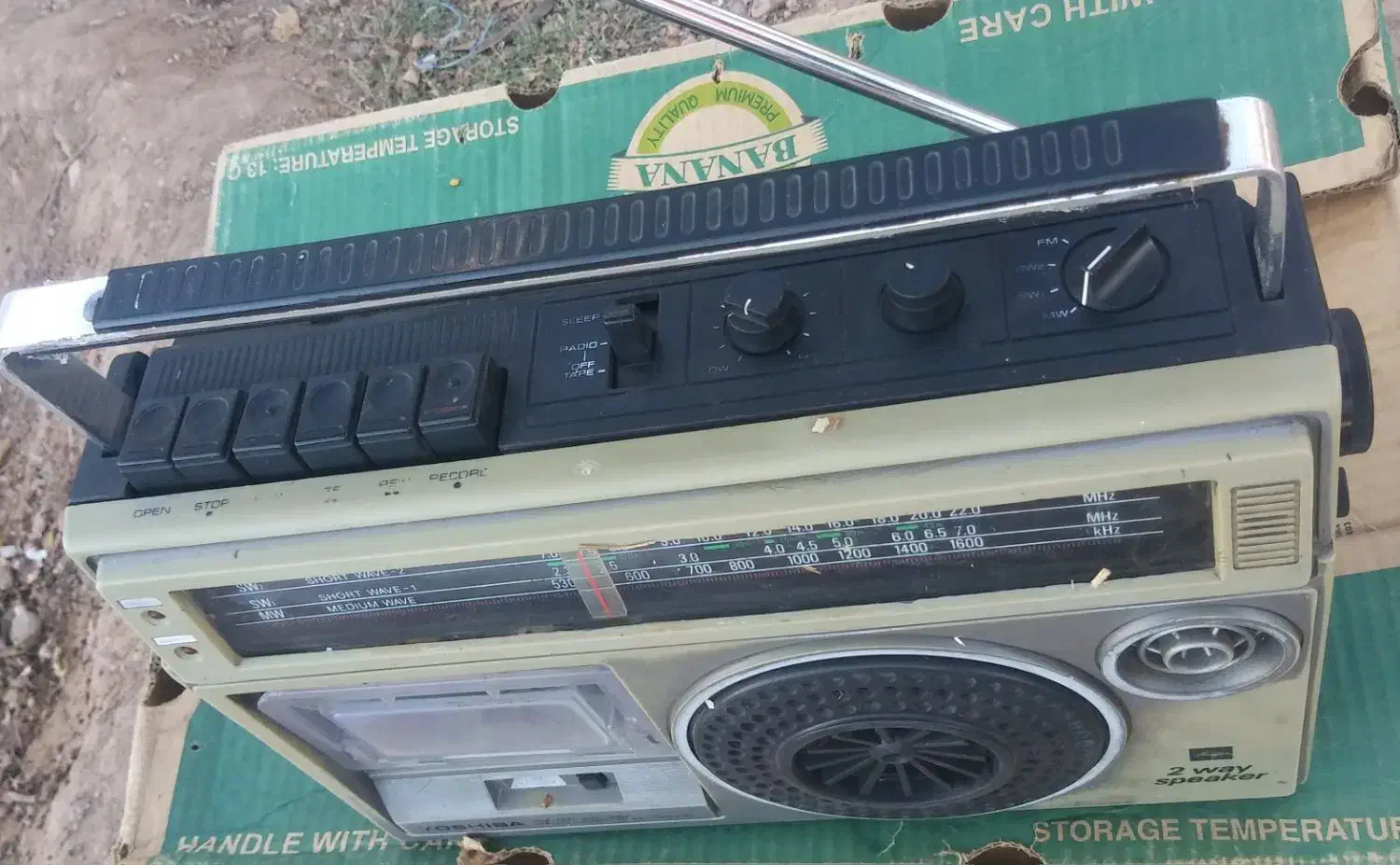 رادیو قدیمی توشیبا ژاپن|کلکسیون اشیاء عتیقه|قزوین, |دیوار
