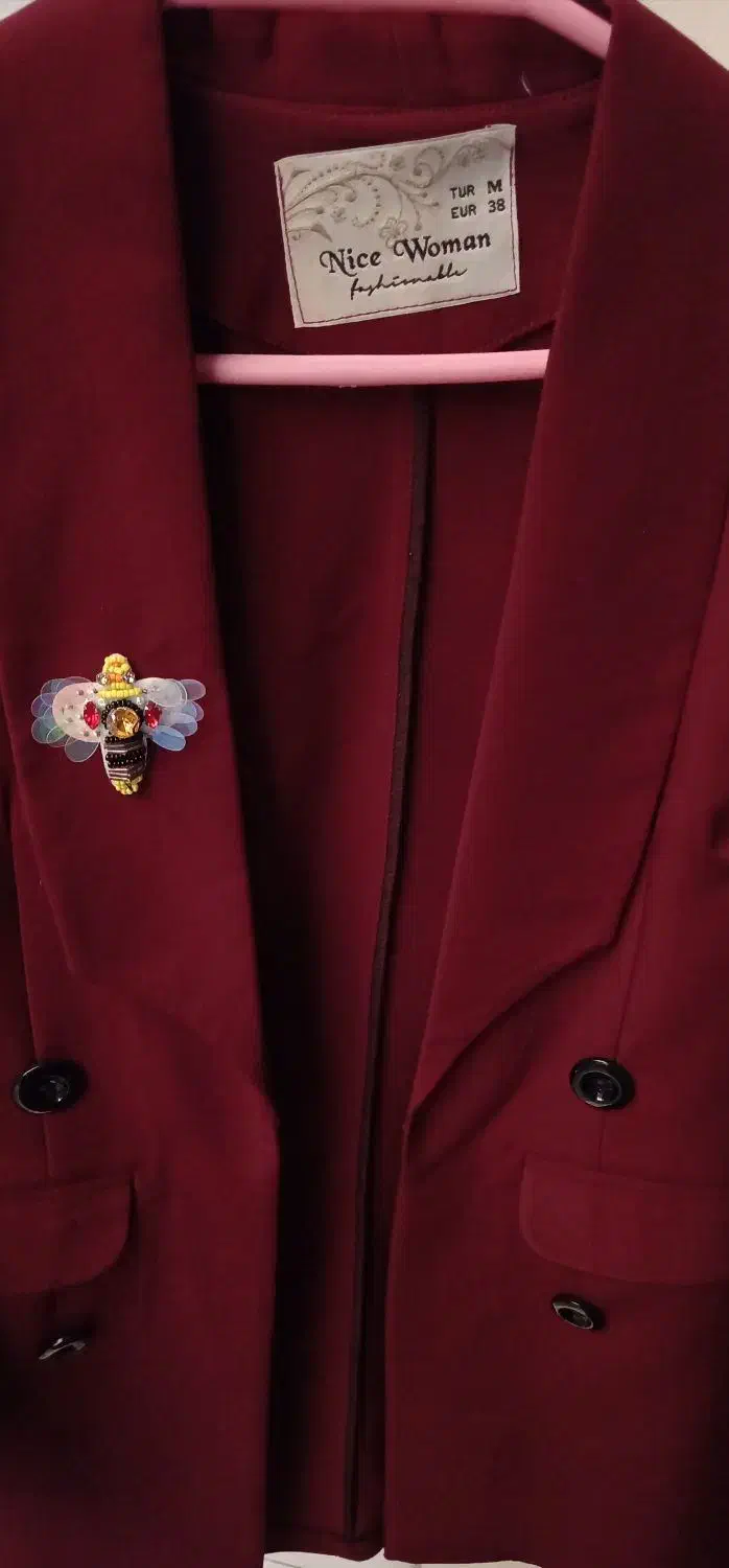 کت مزونی نو رنگ جگری مزون دوز|لباس|بهبهان, |دیوار