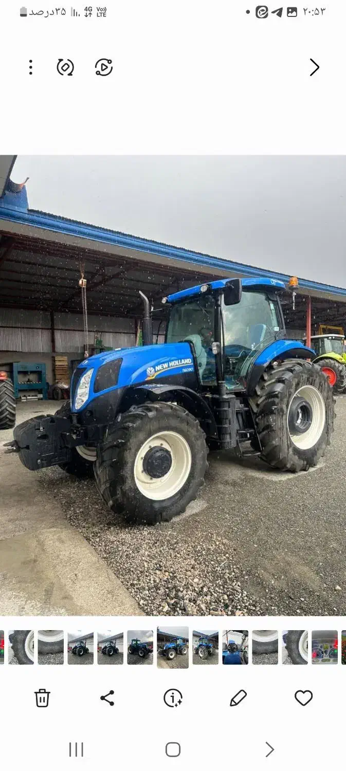 تراکتور نیوهلند T6090  آبی رنگ|خودرو سنگین|کرمانشاه, |دیوار