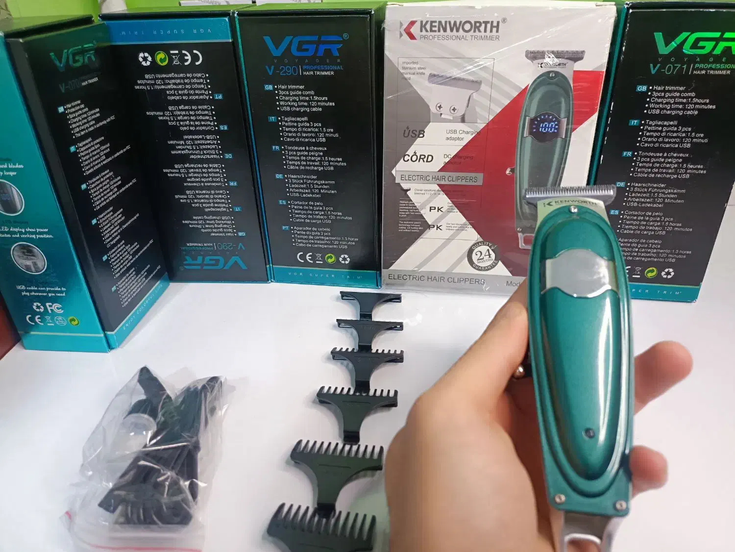 ماشین اصلاح موی سر و صورت وی جی ار و کنورث (خط زن)|آرایشی، بهداشتی، درمانی|گرگان, |دیوار