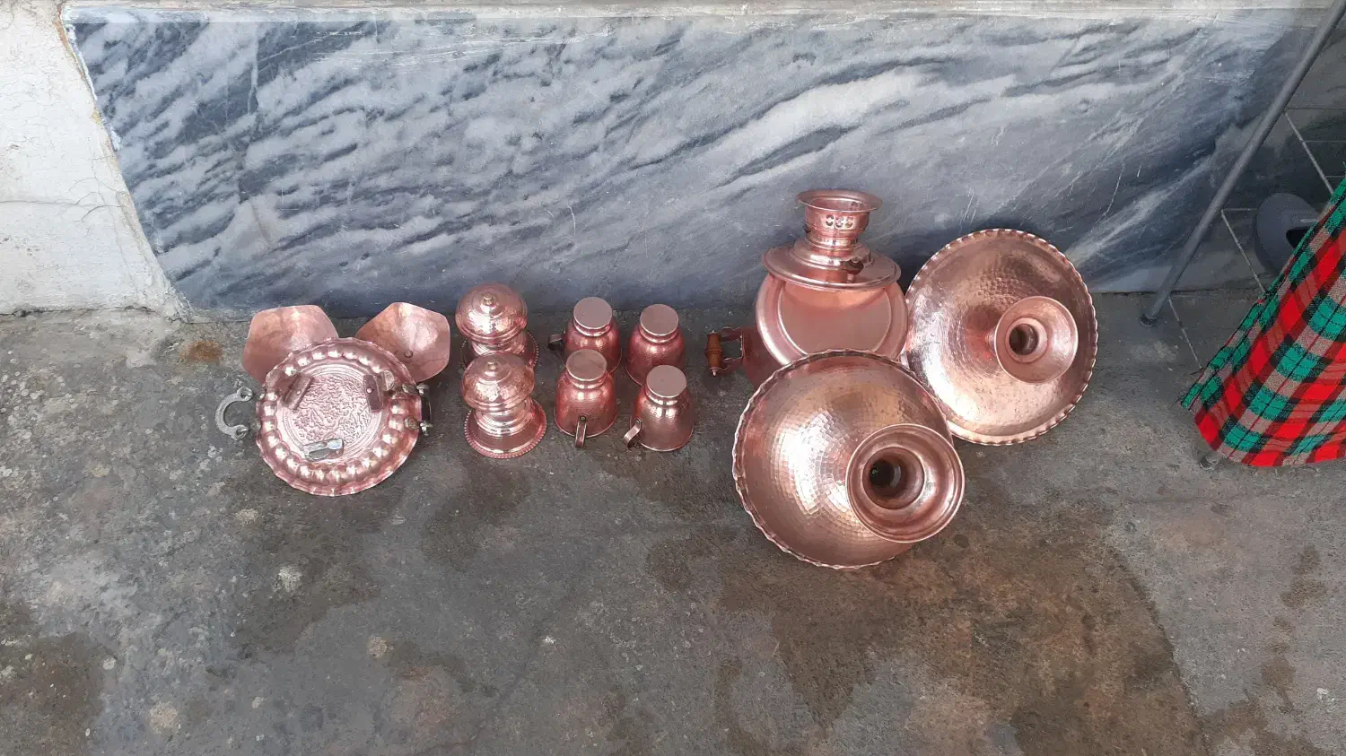 ظروف های مسی برای آشپزخانه|ظروف سرو و پذیرایی|شاهین دژ, |دیوار