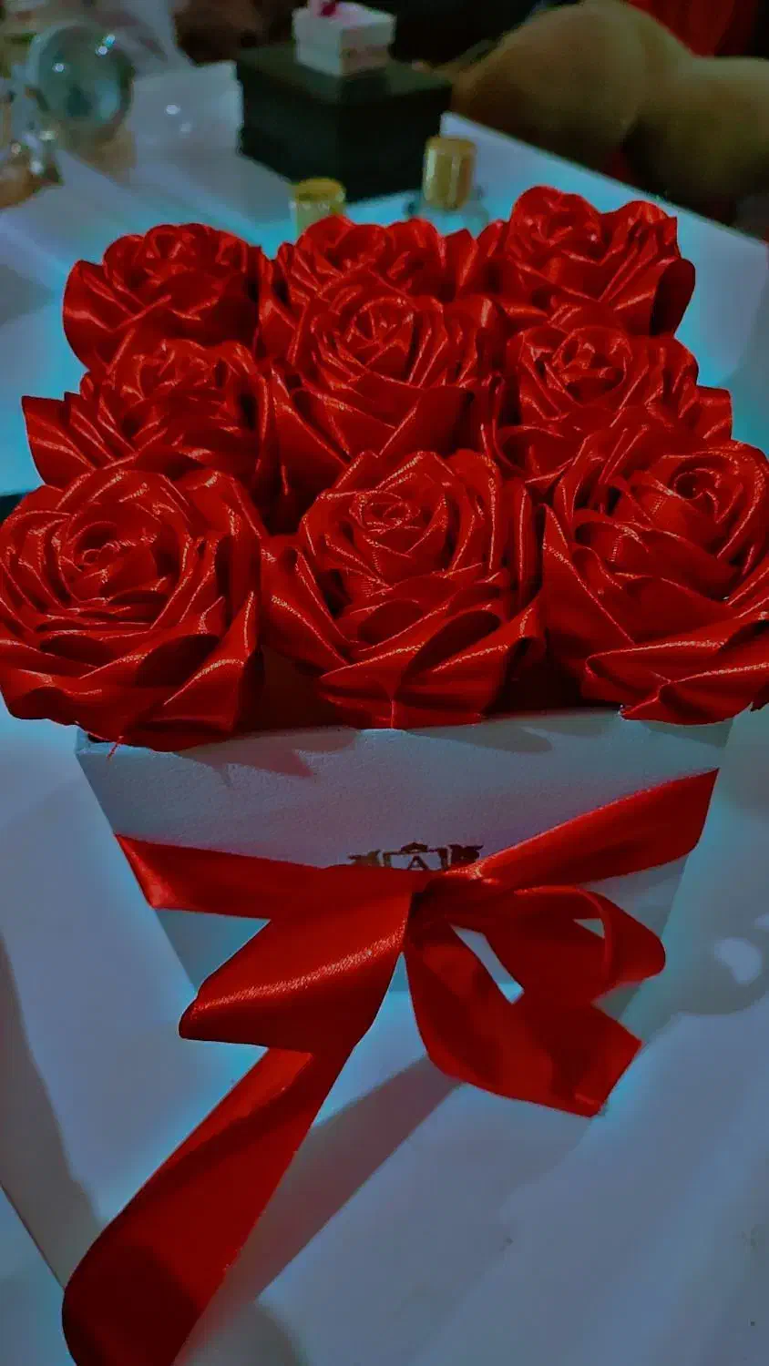 باکس گل روبانی باتخفیف|گل مصنوعی|تبریز, |دیوار