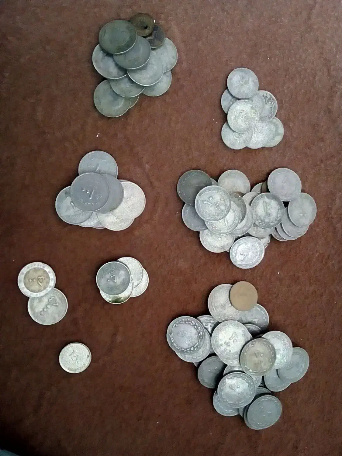 سکه های قدیمی|کلکسیون سکه، تمبر، اسکناس|خوی, |دیوار